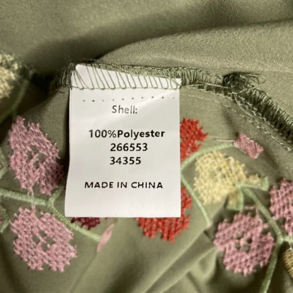 CURVEDREAM Floral Embroidery Tiered Midi Dress - Picture 10 of 11